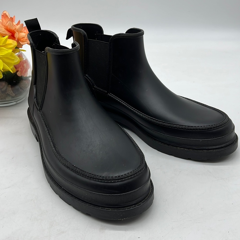 Calvin Klein Chelsea Rain Winter Rubber Pull On Boots Sz 12. MS5175D - Picture 1 of 7